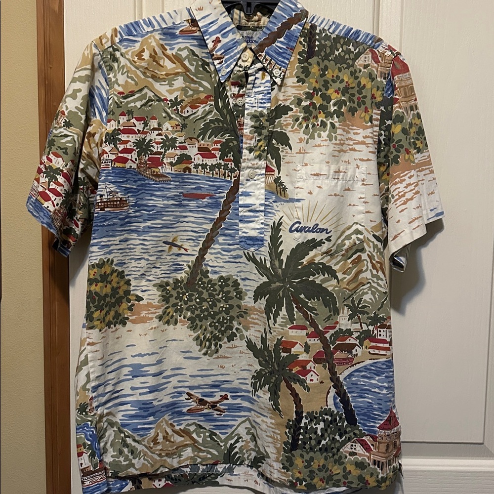 Reyn Spooner collectible Catalina Island, men’s Hawaiian shirt size medium